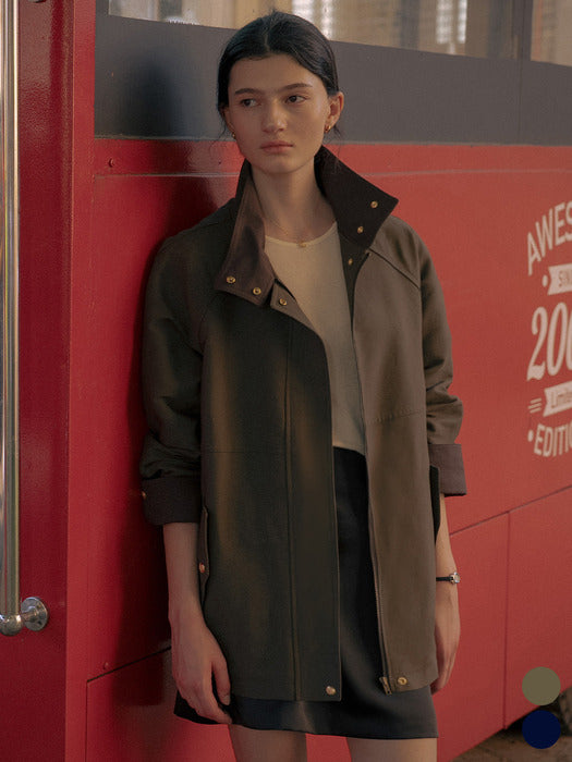 [TILLIDIE] Cotton work jacket TIFA01JP03_2color