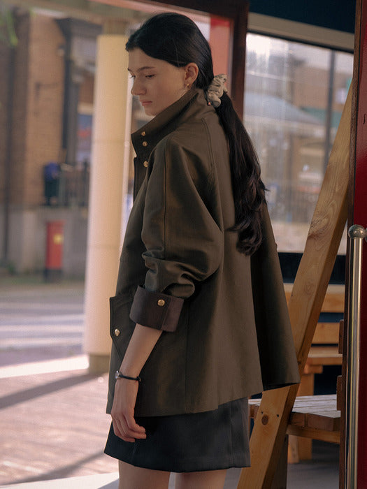 [TILLIDIE] Cotton work jacket TIFA01JP03_2color