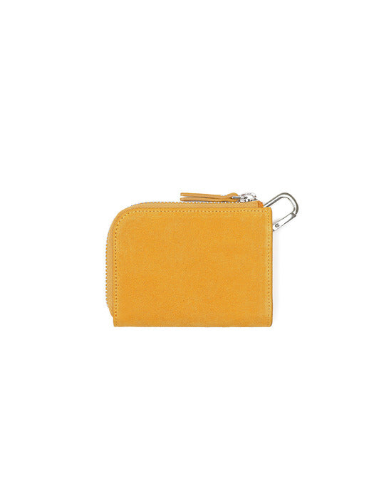 [osoi] HALF WALLET [SUEDE MUSTARD]