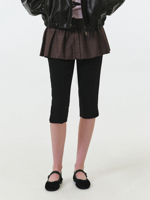 Grove 25Fw Marina Skirt (Brown Check)
