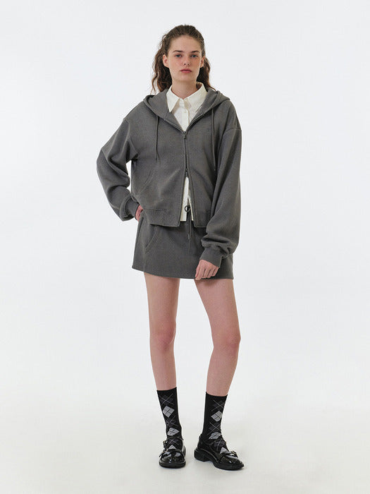 Grove 25Fw Simone Hoodie Zip-UP (Grey)