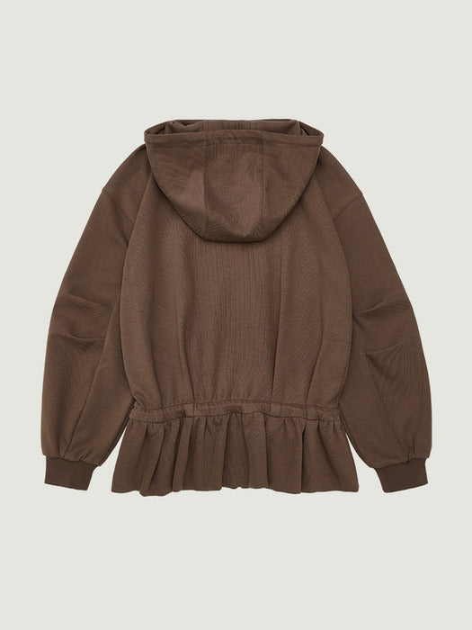 Grove 25Fw Everly Hoodie Zip-UP (Brown)