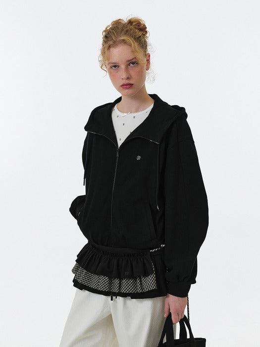 Grove 25Fw Everly Hoodie Zip-UP (Black)