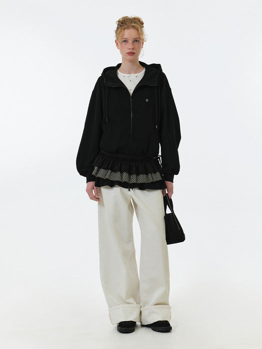 Grove 25Fw Everly Hoodie Zip-UP (Black)