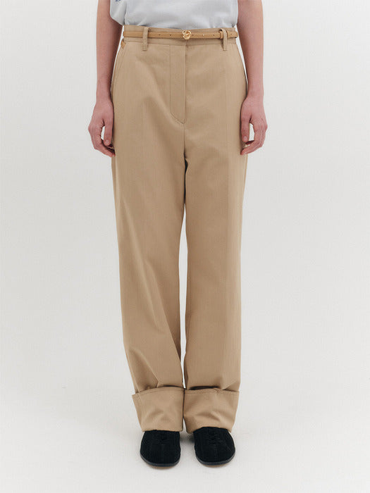 Eenk Straight Pants - Camel