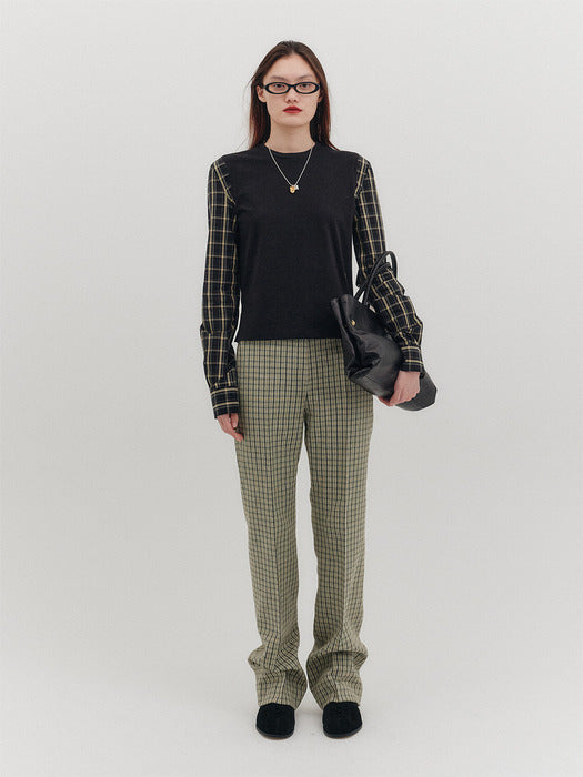 Eenk Straight Pants - Sage Green
