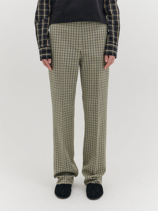 Eenk Straight Pants - Sage Green