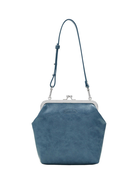 [emis] FRAME PURSE BAG-DEEP BLUE