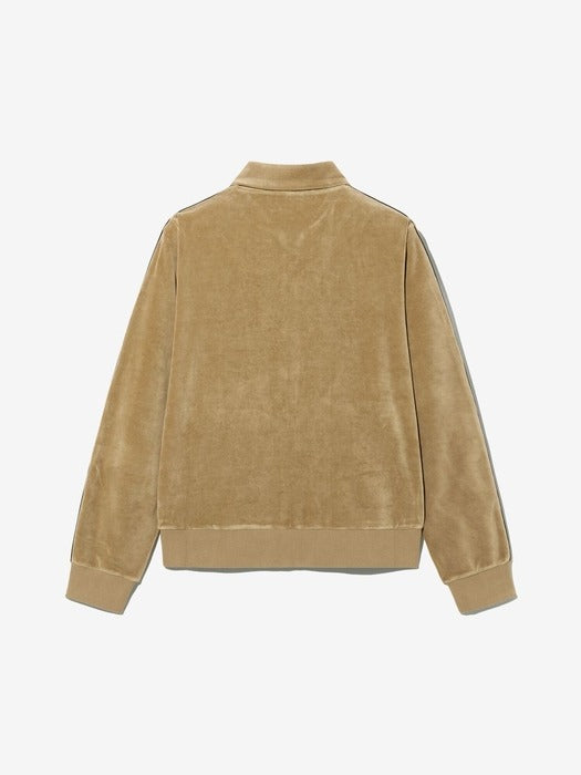 F+ VELOUR TRACK TOP
