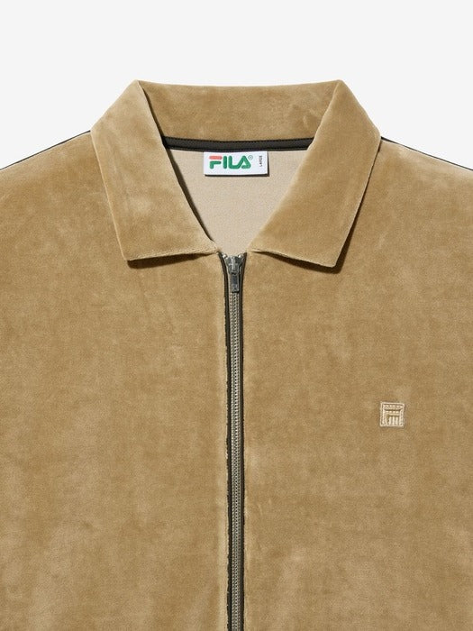 F+ VELOUR TRACK TOP