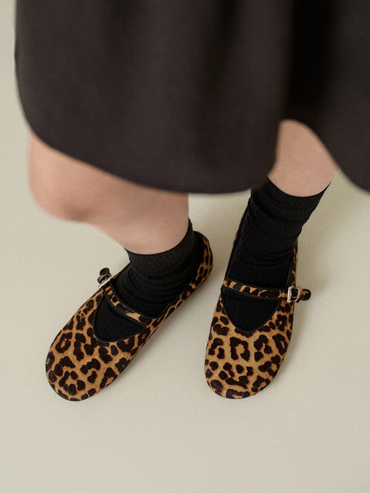 Mango Maniplease Yonni Mary Jane Leopard