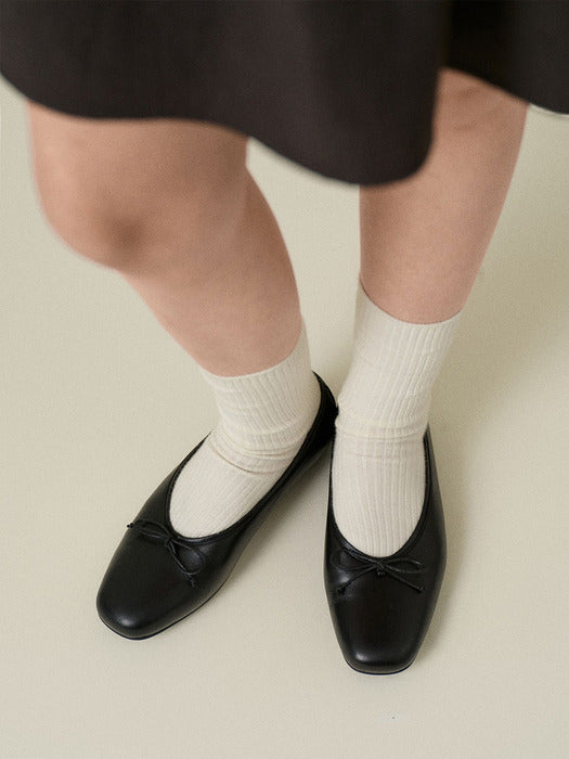 Mango Maniplease Clea Flat Shoes Black