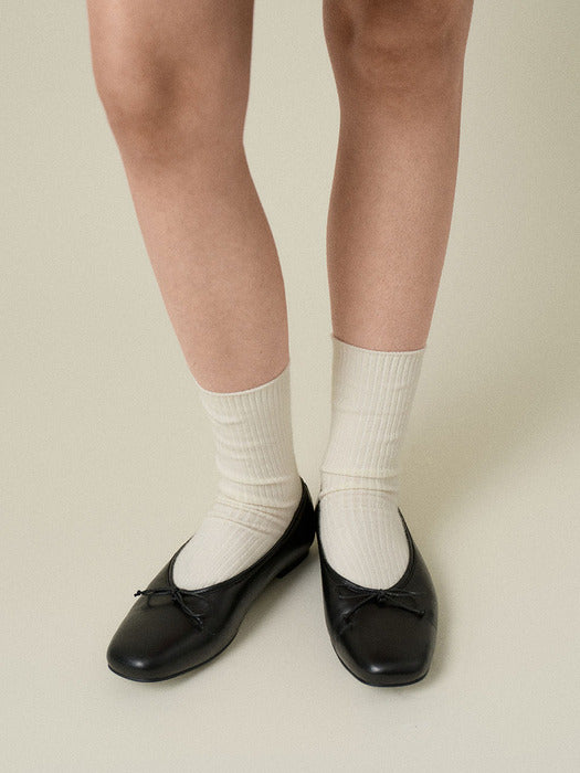 Mango Maniplease Clea Flat Shoes Black