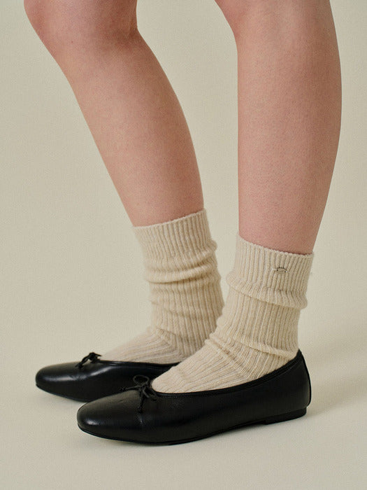 Mango Maniplease Clea Flat Shoes Black