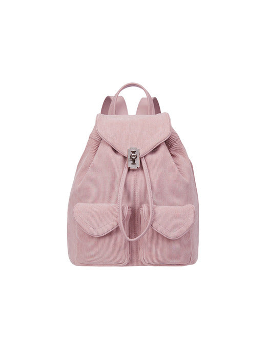 Occam Doux Double Pocket Corduroy Backpack M (Occam Doux Double Pocket Corduroy Backpack Medium) _ 2 colors