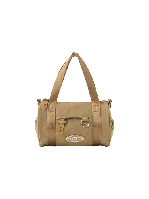 [emis] MINI CROSSED BODY CIRCULAR BAG-BEIGE