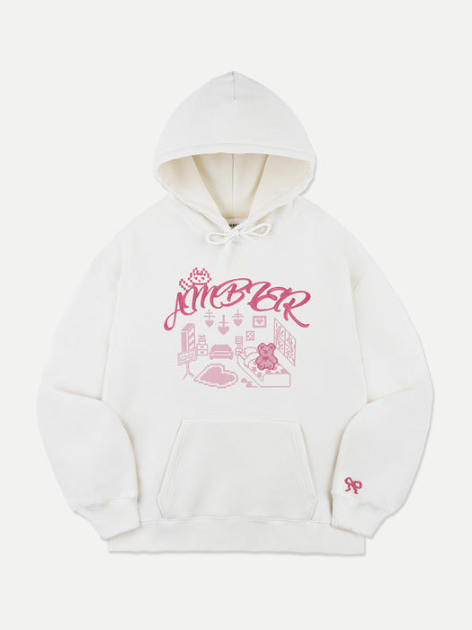 [ambler] MY SWEET HOME Hoodie AHP1210 (Ivory)