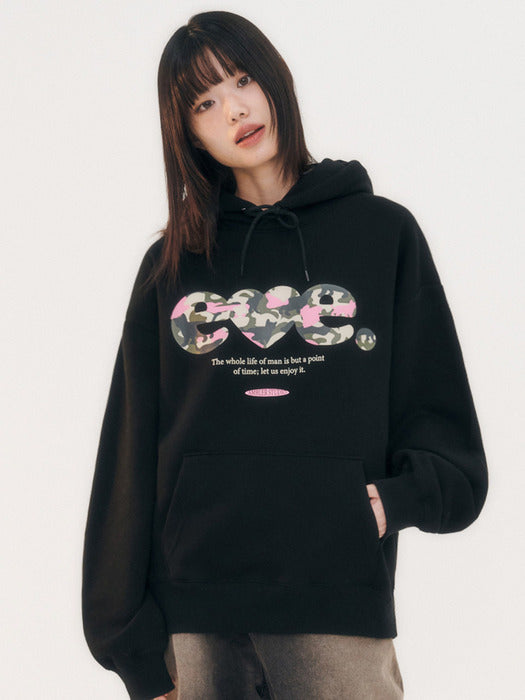 Ambler Cat camo Camo Hoodie (Black)