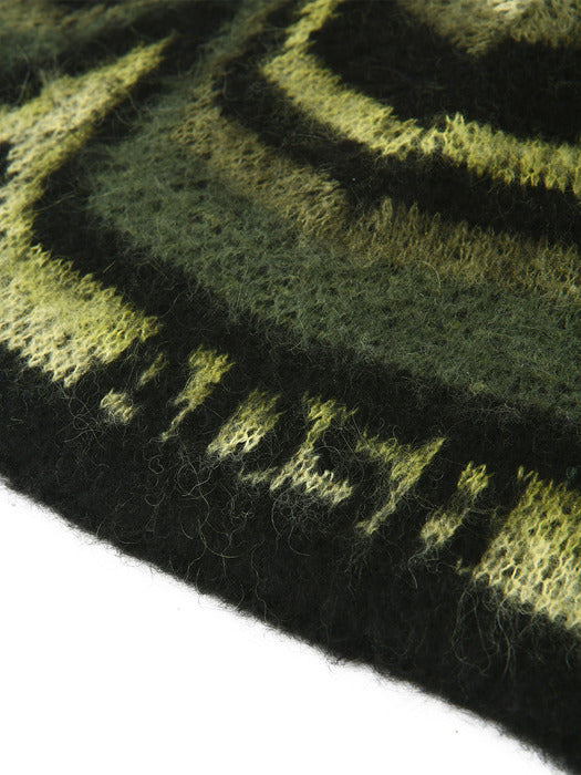 [andersson bell] UNISEX PAINT BEANIE aaa499u(GREEN/KHAKI)