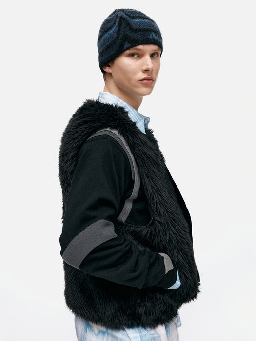 [andersson bell] UNISEX PAINT BEANIE aaa499u(BLUE/NAVY)