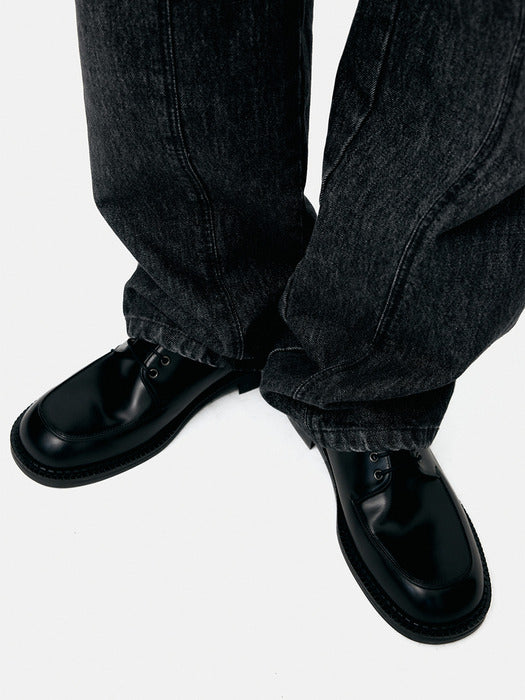 [andersson bell] ANGLED LOAFER aaa497m(BLACK)