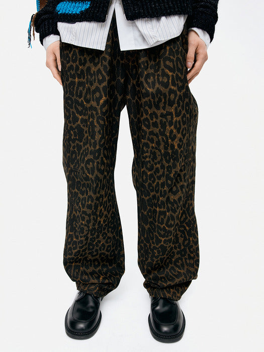 [andersson bell] CROSSOVER CARPENTER WIDE-LEG JEANS apa836m(KHAKI)