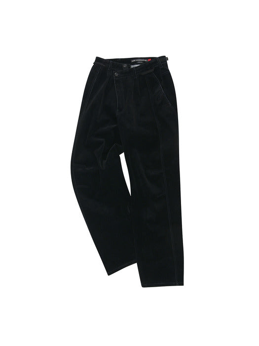 [andersson bell] CROSSOVER CARPENTER WIDE-LEG JEANS apa835m(BLACK)