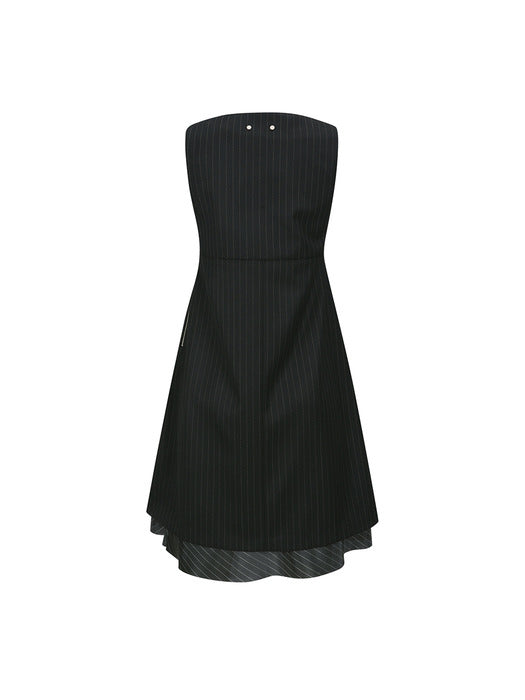 [andersson bell] BLAZER CUT SLEEVELESS DRESS atb1396w(BLACK)