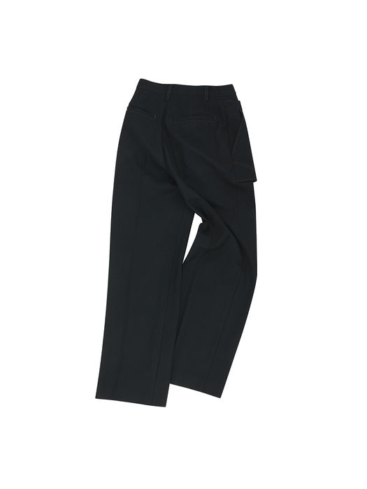 [andersson bell] CROSSOVER WRAP TAILORED TROUSER apa862w(BLACK)
