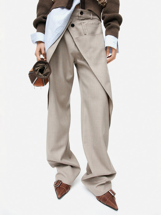 [andersson bell] LAYERED STRAP MULE aaa486w(BROWN)