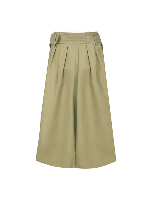 [andersson bell] TRENCH PLEATS SKIRT apa849w(KHAKI)