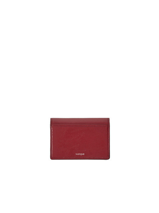 Occam Lune Accordion Card Wallet (오캄 룬 아코디언 카드지갑) Topo Red