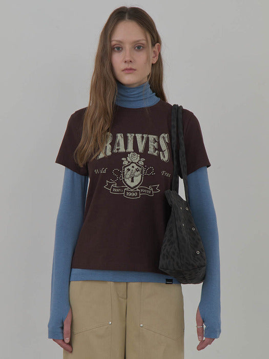 [raive] Vintage Studded T-Shirts VW5AE130_2color