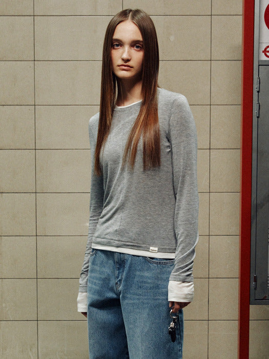 Raive (Color Added) Solid Double-Layered T-Shirts