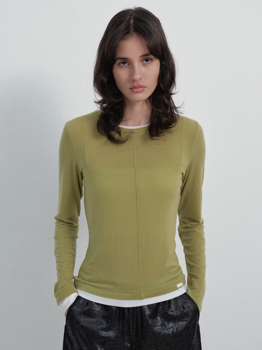 Raive (Color Added) Solid Double-Layered T-Shirts
