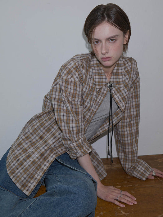 Raive Loose-fit Check Shirts
