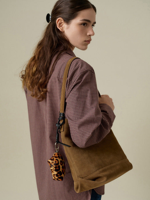 Mango Maniplease Bonit Leather Charm Leopard