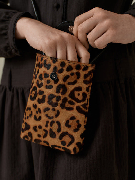 Mango Maniplease Teen Mini Bag Leopard