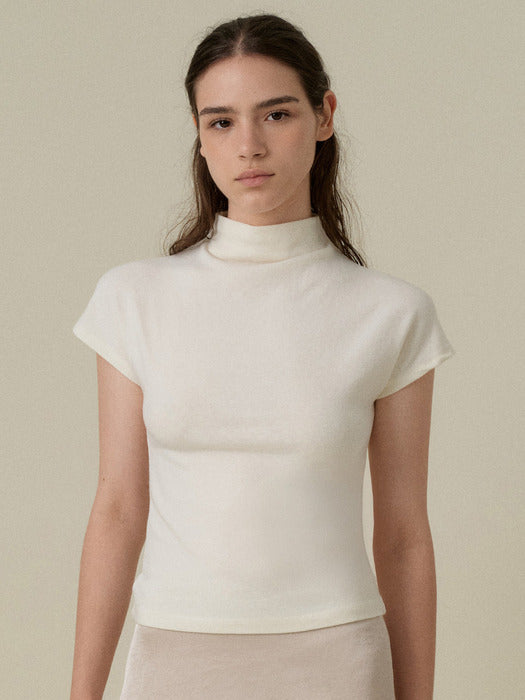Wconcept_Mango_Maniplease Mango Maniplease Veli Cowl Neck Tee - Ivory