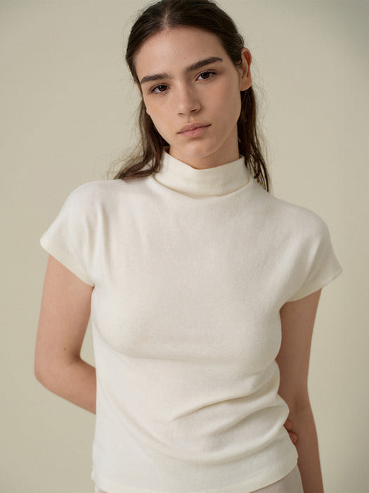Wconcept_Mango_Maniplease Mango Maniplease Veli Cowl Neck Tee - Ivory