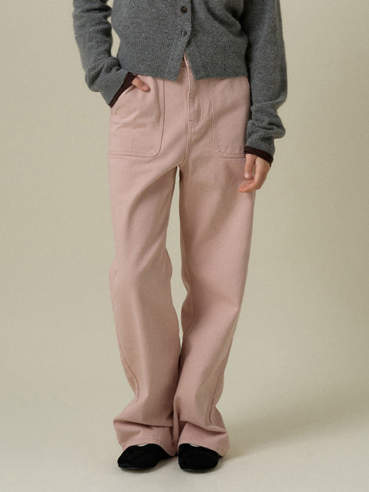 Mango Maniplease Zen Fatigue Jeans Light Pink