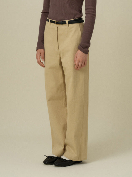 [Mango Maniplease] Rio Cotton PANTS_BEIGE