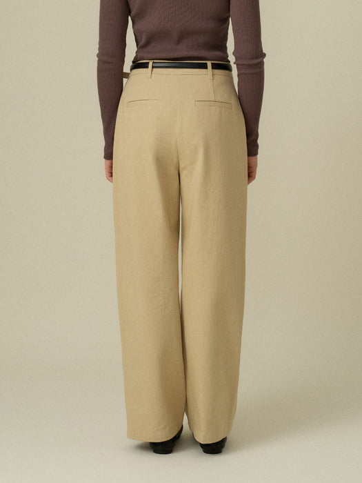 [Mango Maniplease] Rio Cotton PANTS_BEIGE