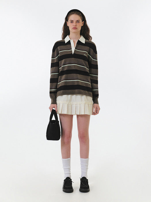 Grove 25Fw Mei Layered Skirt (Ivory)