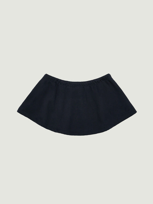 Grove 25Fw Ren Flared Sweat Skirt (Navy)