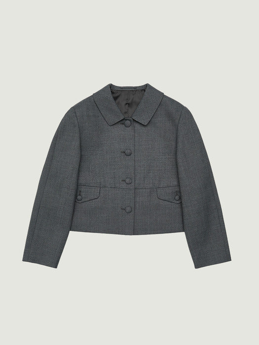 Grove 25Fw Mercy Single Jacket (Charcoal)