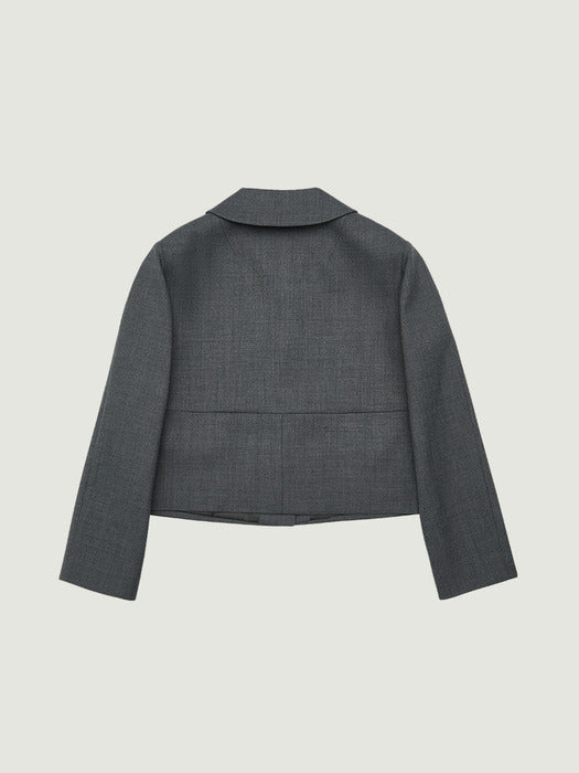Grove 25Fw Mercy Single Jacket (Charcoal)