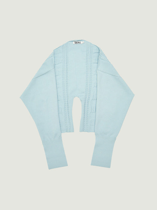 Grove 25Fw Haven Shawl Muffler (Light Blue)