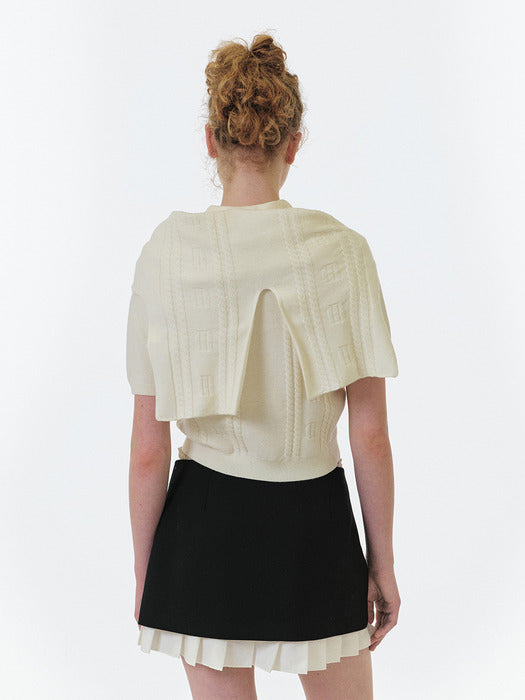 Grove 25Fw Haven Shawl Muffler (Ivory)