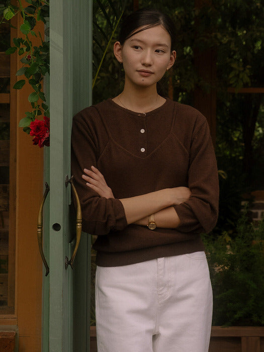 [TILLIDIE] 3-Way sleeveless cardigan set TIFA03CD03_3color